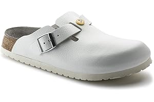 Birkenstock - Boston, Boston - Scarpa antistatica/Pelle Naturale, Taglia 39, Plantare Normale. Uomo