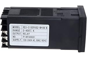 FRESHSELL PID Digitaler Temperaturregler REX-C100 (M) 0 bis 400 °C Typ Relaisausgang