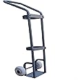 AKURA, Two Wheel B-Type Medical Oxygen Gas Cylinder Trolley for Hospital/Clinic and Domestic Use.(Suitable for 5 to 10 litres Cylinder; Color -Dove Grey)