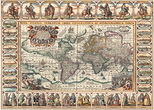 Preisvergleich Produktbild Unbekannt Heidi heidi4711 Ancient World Map Art Puzzle (2000)