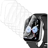 6 x Screen Protector Compatible with Xiaomi Redmi Watch 5 Lite | Watch 5 Lite Screen Protector Full Coverage Film Anti-Shatte