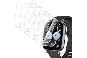 Hianjoo 6 sztuk folii ochronnej, kompatybilna z Xiaomi Redmi Watch 5 Lite, twardość 9H, odporna na olej/odporna na zarysowania, folia ochronna na wyświetlacz kompatybilna z Xiaomi Redmi Watch 5 Lite