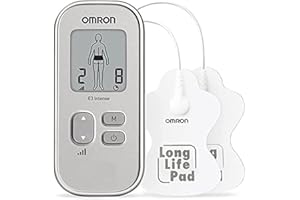 OMRON E3 Intense Portable TENS Machine for Pain Relief. Drug-Free Neuropathy Nerve Pain Relief Device with 6 Pre-Set Programs for Back, Shoulders, Joints & Muscles, Compact & Easy-to-Use