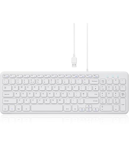 Dell MS116 Wired Optical Mouse - White USB Computer Mouse With 1000 DPI Tracking