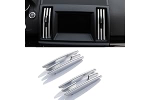 DIYUCAR 8PCS plastica cromata interno Center climatizzatore Vent Outlet strisce Trim per Freelander 2 2008-2015 auto di