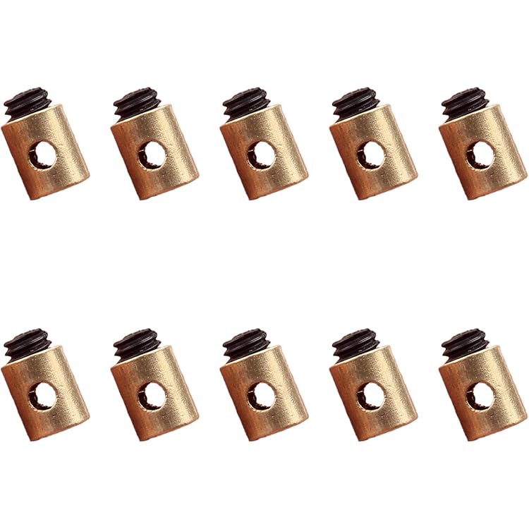 20 Serre-câbles Cuivre 2,5 Mm Universels - Pour Accélérateur Vélo, Moto, Tondeuse - 12