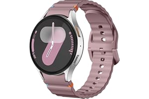 Dirrelo Pasek sportowy do Samsung Galaxy Watch 7, 6, 5, 4, FE 40 mm, 44 mm, Galaxy Watch 5 Pro 6 Classic 47 mm, 43 mm, miękki silikon, dla kobiet i mężczyzn, Universal, Silikon