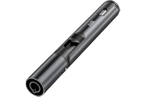 VVAY Accendino Antivento Lungo Gas Ricaricabile Jet Flame Fiamma Ossidrica Per Candela Cucina Barbecue (Venduto Senza Gas)