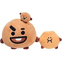 Aurora Produits officiels BT21 Signés Aurora World, Peluche RJ, Pet