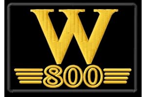 Masterpatch Kawas W 800 W800 Patch Intended for Kawasaki W800 Bikers Classic Cafe Racer Motorcycle Motorbike Aufnäher parche Bordado brodé patche écusson Toppa ricamata