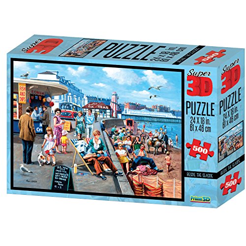 Preisvergleich Produktbild Kevin Walsh kw10018 Beside the Seaside Super 3D Puzzle (500 Stk)