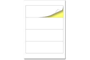 ‎TOWNSTIX 192 x 61 mm, 25 Blatt, Ordnerrücken Selbstklebend Etiketten Aufkleber Bedruckbar A4