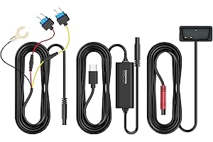 DDPAI OBD Hardwire Kit, Compatible with Z60 Pro, Z90 Master, Z90 Pro, N5 Dual, Z60, N3 Pro, MINI2X and Other ddapi Dash Cam Models, Enabling 24 Hours Parking Monitor, 12V/2A to 5V/3A, 3 Meters Long