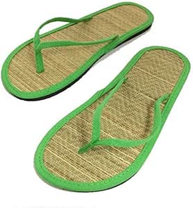 RTYUI Pantofole Estive Infradito, Pantofole di Lino Antiscivolo, Sandali di  Paglia Aperti Primaverili Estivi Traspiranti Infradito Casa di Lino : Amazon.it:  Scarpe e borse