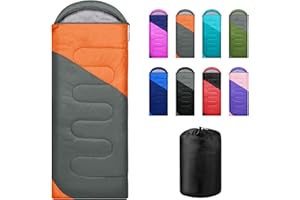 Yarmiene Sacco a Pelo-Sacco a Pelo 4 Stagioni-Adulti e Bambini, Sacco a pelo Compatto Ultraleggero per Campeggio ed Escursionismo,Sacco a Pelo da Campeggio Rettangolare Portatile