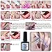 Elite99 Colourful Rainbow Nail Polish Holographic Nail Art Manicure Soak Off Colour Nail Lacquer 10ml (Metallic Top Coat)