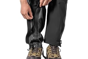 LPAMABA Outdoor Gamaschen 1 Paar Wandergamaschen wasserdichte Schlangenschutz Schlangenfeste Gamaschen Atmungsaktive Beinschutz Gaiter zum Schutz von Hose & Schuhe vor Schnee/Regen/Insekten