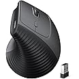 UGREEN 2.4GHz Ergonomic Vertical Mouse, 4000DPI Optical Tracking, 57° Ergonomic Angle, 6 Buttons, 12-Month Battery Life, 4 Adjustable DPI Levels Wireless Silent Mouse for Laptop, Desktop, Macbook