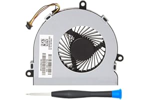 MMOBIEL Ventilador de refrigeración de la CPU del portátil 4 pines 4 cables de repuesto para el HP 250 G4 255 G4 portátil 15-AC Serie DC28000GAR0 XRF-813956-002 Incluye (+) destornillador