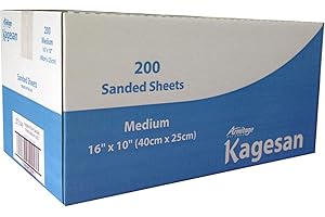 KAGESAN BLUE MEDIUM BULK VALUE BOX 200 BIRD CAGE SAND SHEET SAND PAPER 40cmX25cm