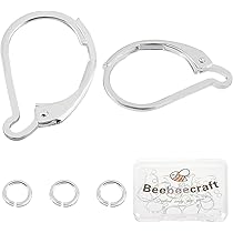 Beebeecraft 1 boîte de 40 cabochons Vierges de 10/12/14/16/20mm 925