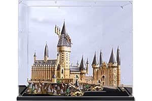 PARFCO Vitrine en Acrylique Compatible avec Lego 71043 Le Château de Poudlard, Vitrine Étanche à la Poussière (Kit de Construction Non Inclus)(3MM)
