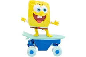 SPONGEBOB SQUAREPANTS SpongeBob | Surf’s Up RC Veicolo Teleguidato con Tavola da Surf | Giocattolo Elettrico 5+ Anni | Macchinina Telecomandata Bambini | Nickelodeon Ufficiale