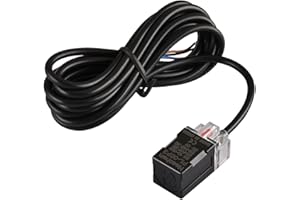 Heschen Plaza Inductivo Sensor de Proximidad Interruptor No Escudo Tipo PL-05P3 Detector Distancia 5mm 10-30VDC 200mA PNP NO+NC 4 Alambre