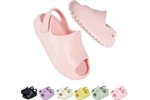 bolukets Chaussons Fille Garçon Pantoufles Piscine et Plage Enfants Été Pantoufles de Bain Plates Antidérapante Respirant Tongs Claquette doux à séchage rapide Bébé Maison Sandales 19-32