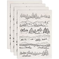 SUPERDANT 4 Papillons Et Insectes Décalcomanie Sous Glaçure Pour