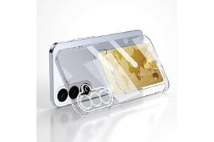 Lunivop Kompatibel med Samsung Galaxy S26 fodral transparent korthållare
