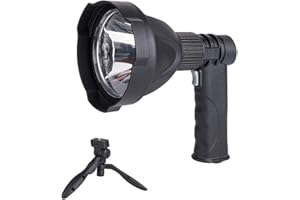 CHANHAN Rechargeable Work Light, LED Inspection Lamp, Camping Light, Handheld Super Bright Spotlight, Searchlight Flashlight Torch Lantern, 1200 Lumen XML-L2 Flash Lights, Built-in Battery, Mobile Power