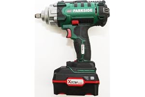 FITNMORE Parkside® Visseuse à chocs sans fil X20V Team (400 NM) pour voiture – PASSK 20-Li B2 (avec batterie 4,0 Ah et chargeur) dans mallette de transport (½)