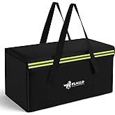 FLASLD Fireproof Document Bag, Safe Waterproof Bag, Foldable and Portable, Dustproof File Organizer for Home Office Storage B