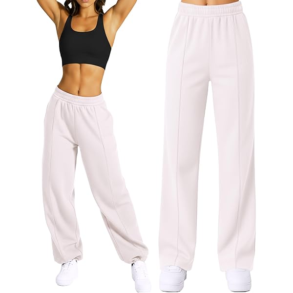 SMILODOX Jogginghose Damen Maren, Sweatpants, Lange Hose Im Regular Fit Mit Normalem Bund Und Tunnelzug,Trainingshose, Metalllabel, Baumwoll- Freizeithose Für Sport Und Freizeit