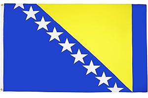 AZ FLAG - Flagge Bosnien Und Herzegowina - 150x90 cm - Bosnische Fahne 90 x 150 Cm Feiner Polyester - Flaggen
