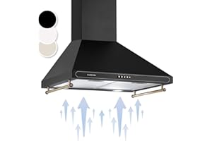 Klarstein Cappa Aspirante 60 cm ad Angolo, Cappa Cucina con Aspirazione Smart Silenziosa, Filtro Antigrasso per Cappa in Alluminio Lavabile in Lavastoviglie, Flusso d'Aria 645m³/h, Illuminazione LED