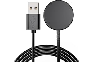 AUTALLGEE Charger for Samsung Galaxy Watch Charger Compatible with Galaxy Watch 8/8 Classic/Ultra/7/6/6 Classic/5/5 Pro/4/4 Classic/3/Active 2/Active/FE USB A Magnetic Fast Charging 100cm