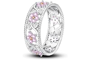 NARMO 925 Sterling Silver Women Moon Ring Star Ring Evil Eye Kolorowy sześcienny pierścionek z cyrkonią układany vintage pierścionki dla kobiet rozmiar 11,5-19,5