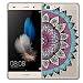 Produktbild Huawei P8 Lite Backcover, Conie Mobile Silikon Schutzhülle im Mandala Design Hülle aus TPU transparent Muster kratzfest