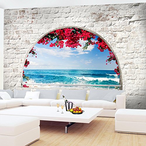 SENSATIONSPREIS – Fototapete Strand 308 x 220 cm – Vliestapete – Wandtapete – Vlies Phototapete – Wand – Wandbilder XXL – !!! 100% MADE IN GERMANY !!! Runa Tapete 9074010b - 4