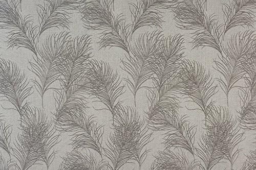 Fryetts Feather Tree Polyester Curtain Blind Upholstery Fabric | Dove (Per Metre)