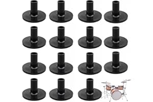 Divono Cymbal Stand Sleeves, 15 custodie per vasche a tamburo Cymbal Sleeve for Drum Cymbal Stand Replacement for Shelf Drum Kit, Black Cymbal Sleeves, accessori per strumenti musicali (nero)