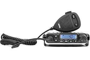 Jopix - Emisora Móvil CB, Jopix PT-31 | Multinorma Europea | Tamaño mini | 40 Canales | Potencia de Transmisión 4W (FM/AM) | Banda Ciudadana CB-27 de 26.965 MHz - 27.405 MHz