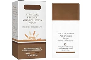 LAMVPINY Gouttes Naturelle Bronzantes | Sérum Autobronzant Visage Hydratant | Sérums De Peptides De Bronzage | Anti Pollution Sunshine Serum | Pour Tous Types De Peaux, 30mL , Moyen