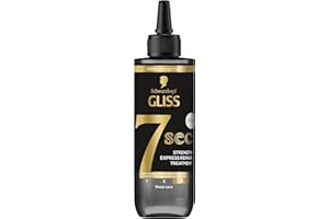 Schwarzkopf Gliss 7 Second Express Repair (200 ml), tratamiento hidratante cabello con sistema HAPTIQ y keratina, mascarilla pelo líquida y nutritiva, sin siliconas