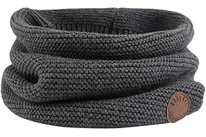 XIAOHAWANG Baby Schal Winter Strickschal Jungen Dick Warm Schlauchschal Mädchen Loop Schal Kinder Rundschal für 1-6Jahren