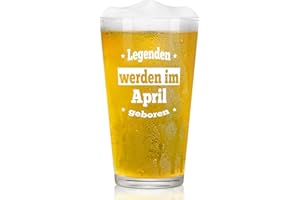 Joymaking Bierglas Geschenke für Männer, Geburtstagsgeschenk für Männer, Männer Geburtstagsgeschenke im April, Sinnvolle Lustige Geschenke für Männer Papa Freund Mitarbeiter Sohn Opa 15oz