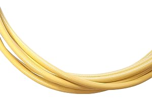 cyclingcolors Guaina Cavo DERAGLIATORE Giallo Teflon Lunghezza 1M Diametro 4MM Cambio Bici Bicicletta MTB