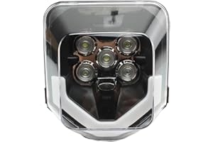 LOTFI Faro delantero de motocicleta, faro LED, mecha for Husqvarna TE FE TC FC 125 250 300 350 450 501 701 250i 300i